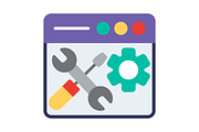Maintenance Flat Icon, a Duotone Icon by Pexelpy (Thumbnail 2 of 2)