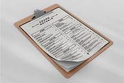 Food Menu Template, a Flyer Template by BrandPacks (Thumbnail 2 of 5)