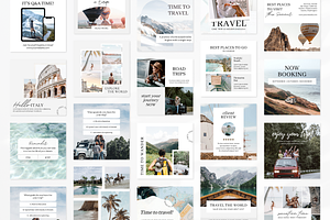 Travel Instagram Post Templates