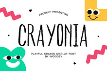 Crayonia - Hand Drawn Crayon Font