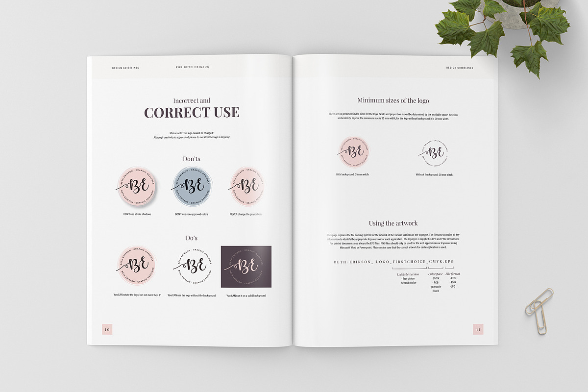 Design & Brand Guidelines, a Brochure Template by Imagination Area (Photo 7 of 21)