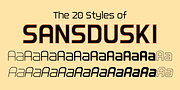 Sansduski, a Sans Serif Font by Ingrimayne Type (Thumbnail 2 of 8)