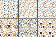 Tea and sweet seamless patterns, a Pattern Graphic by AnastasiyaOleynik (Thumbnail 6 of 7)
