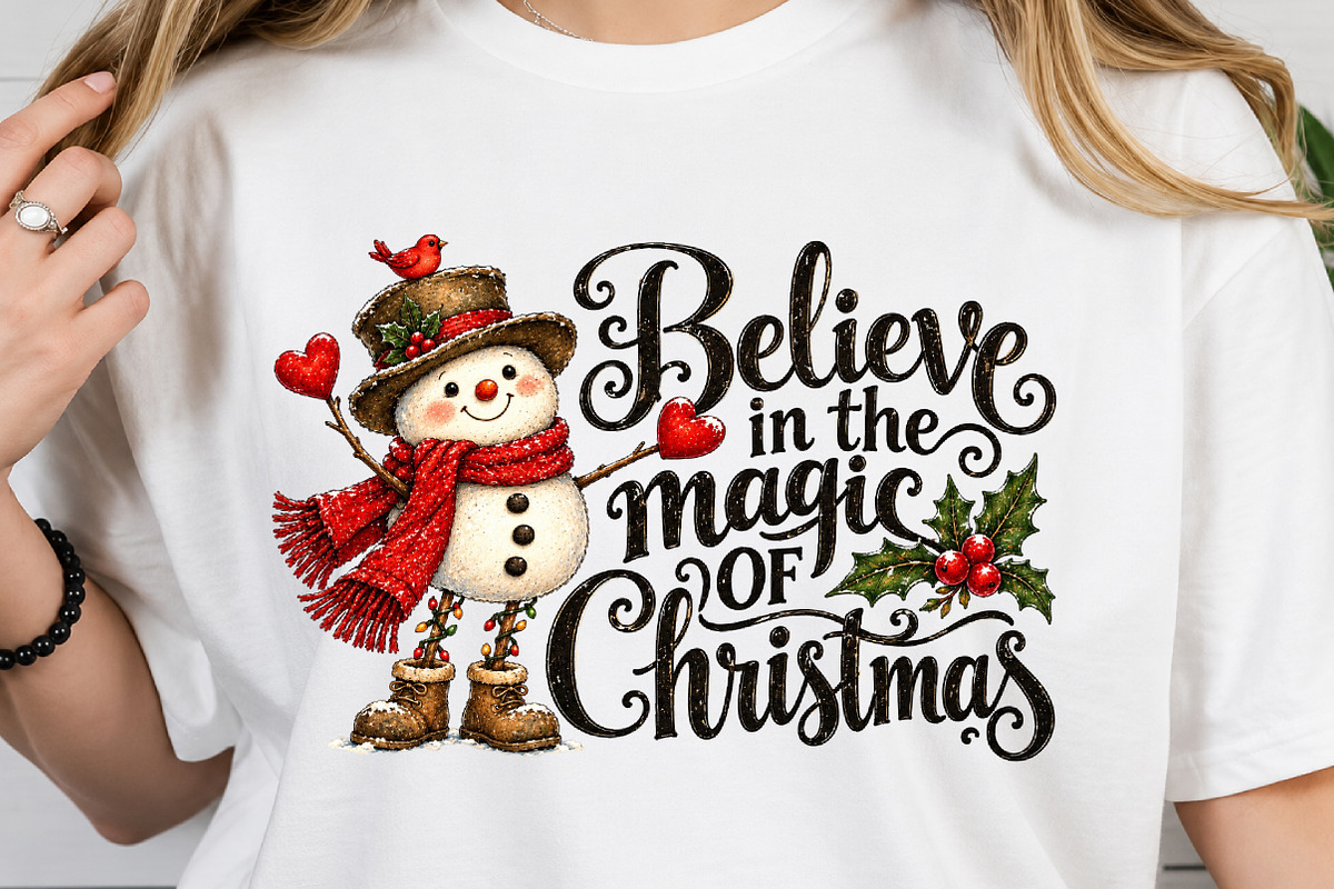Believe In The Magic Of Christmas, a Seasonal Illustration by Craft Nest (Photo 4 of 6)