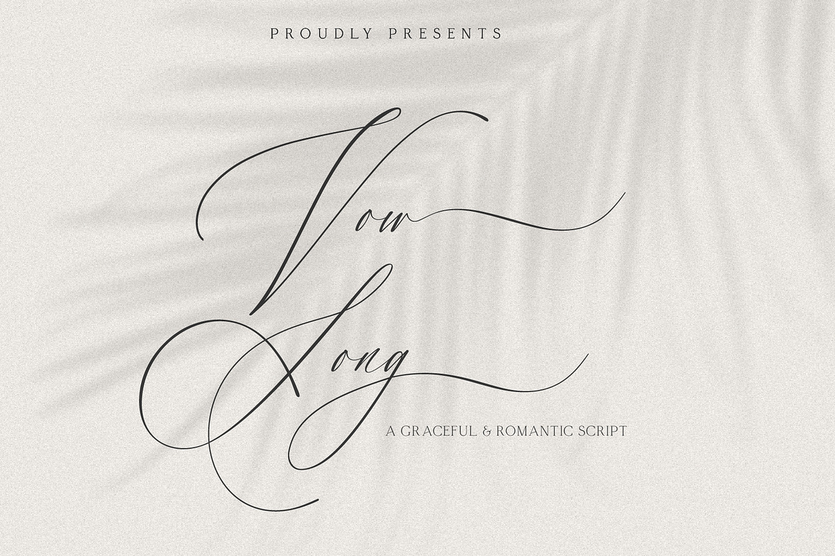 Vow Song A Romantic Script Font, a Script Font by Prestige Artsy Studio (Photo 1 of 9)