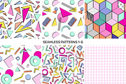 Memphis Design Patterns and Shapes, a Pattern Graphic by Pulpixel Design (Thumbnail 3 of 15)