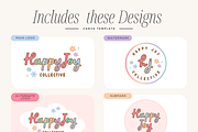 Rainbow Logo Brand Canva Template, a Branding & Logo Template by Summit Avenue (Thumbnail 2 of 8)