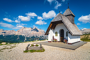 Small Antonius chapel in Dolomites, an Architecture Photo by Alpine Dreams