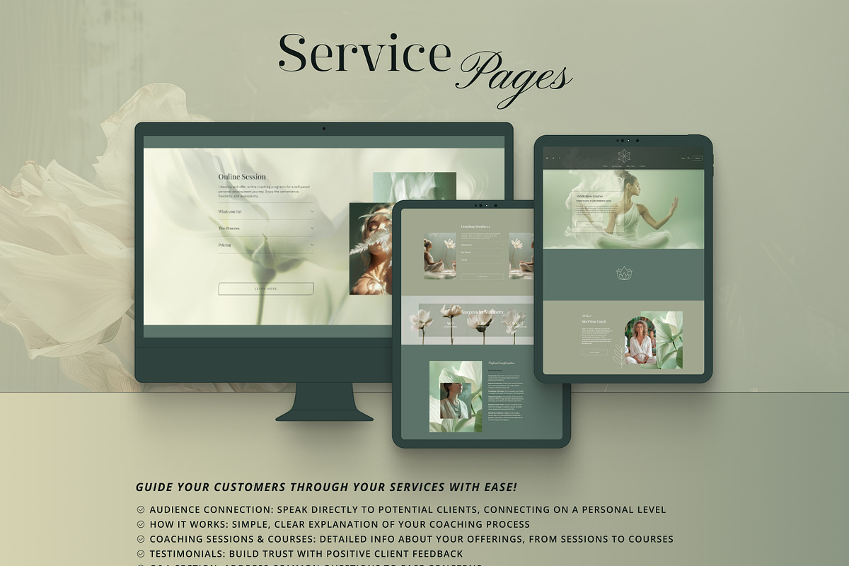 Squarespace Template | Life Coaching, a Squarespace Template by Under My Cozy Roof (Photo 6 of 10)