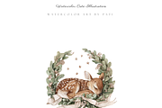 Happy New Year Clipart Animals PNG, a Decorative Illustration by Pati Paints (Thumbnail 7 of 11)