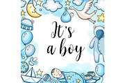 Baby Boy Design Kit, an Object Illustration by Artspace (Thumbnail 5 of 6)