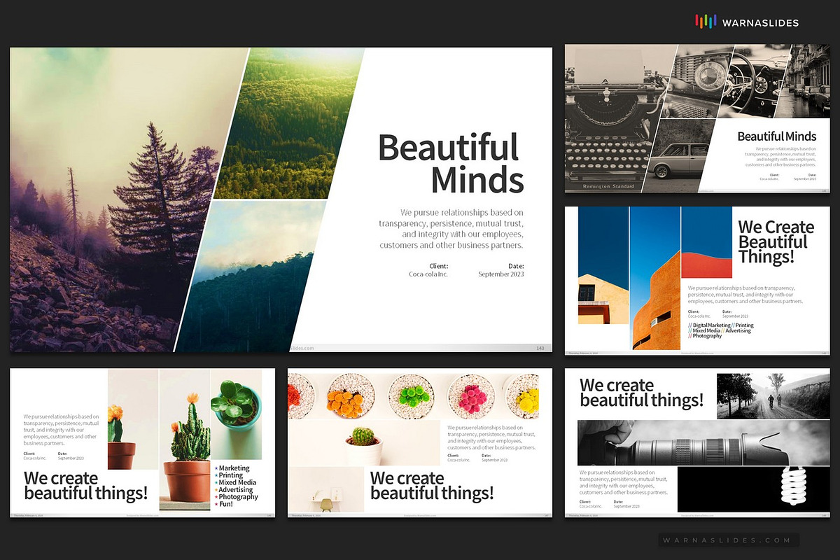 Portfolio PowerPoint Templates, a Presentation Template by Warna Works (Photo 22 of 27)