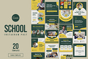 Education Instagram Post | Canva, a Social Media Template by Pixelpick (Thumbnail 1 of 5)