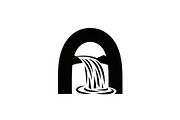 Waterfall Arch Landscape SVG Bundle, an Illustration by jahid234 (Thumbnail 17 of 31)