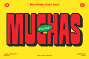 Montera - Retro Bold Sans & Script, a Font by Hasbi Creative (Thumbnail 13 of 13)