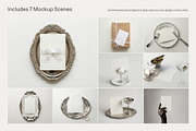 Luxury Stationery Card Mockup Bundle, a Product Mockup by Wildfield Studio (Thumbnail 2 of 11)