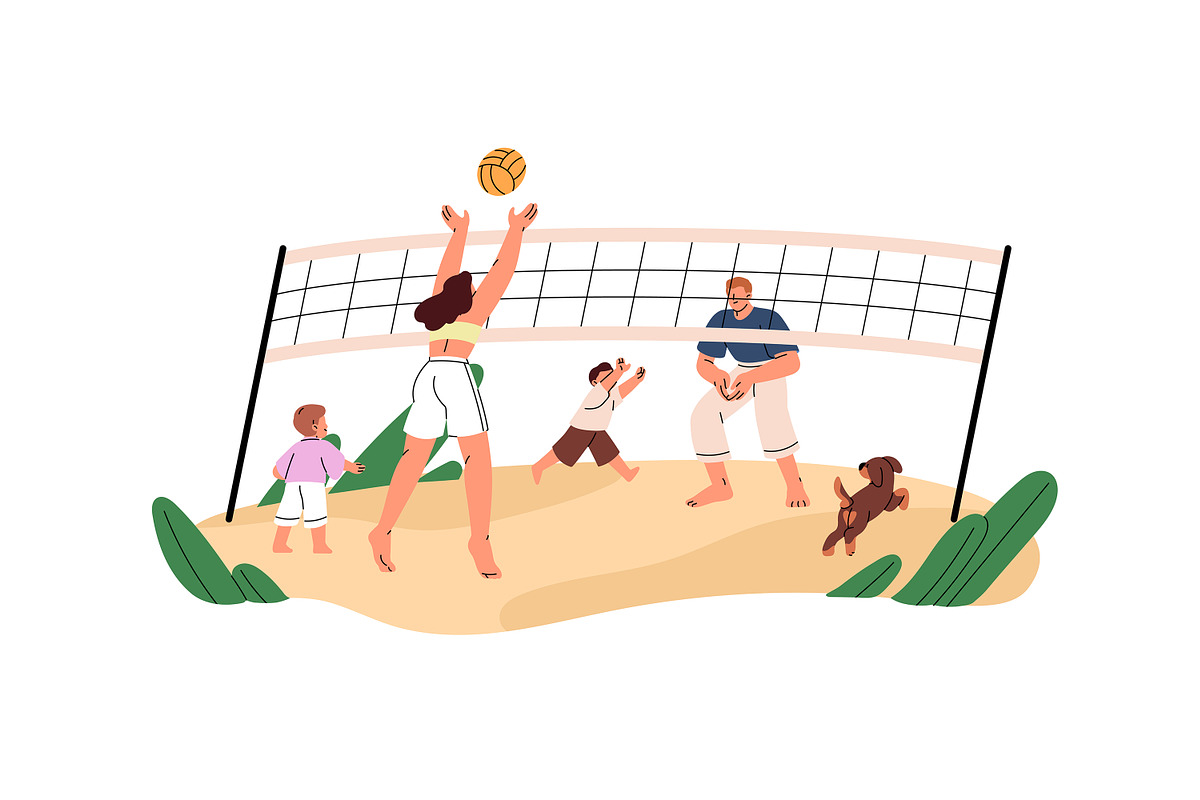 Families, parents & kids spend time, a Person Illustration by PaperTrident (Photo 8 of 9)