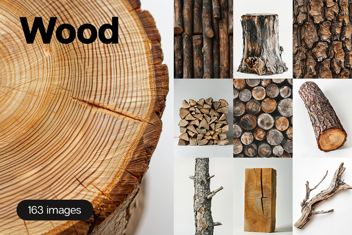 Wood - 163 images, a Nature Photo by Handmadefont (Photo 1 of 25)