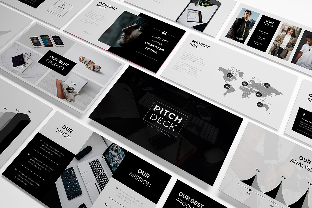 Pitch Deck Powerpoint Template, a Presentation Template by Incools Stokie (Photo 7 of 9)