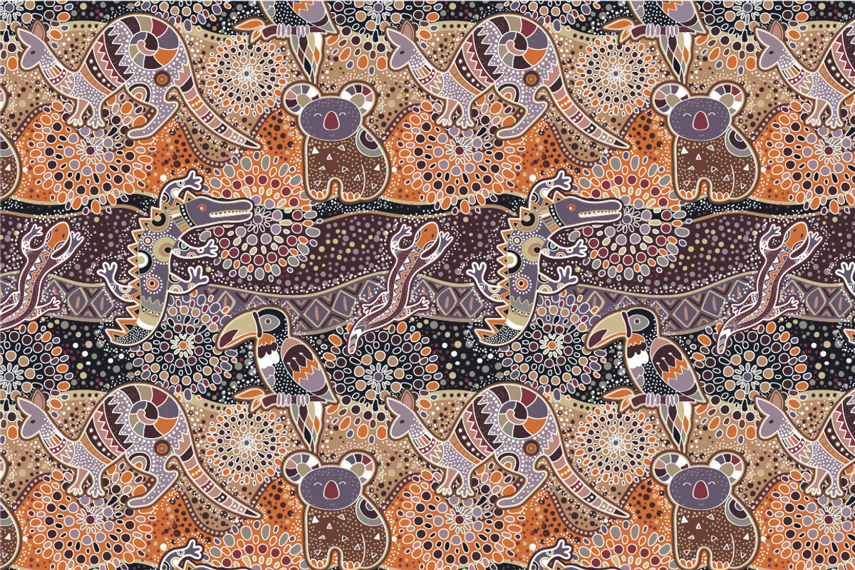 6 Patterns Australia, a Pattern Graphic by Sunny_Lion