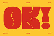 GF Cheese - Bold Funky Font, a Sans Serif Font by GroovyFontCo (Thumbnail 4 of 9)