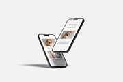 Floating Phone Mockup, an iPhone Mockup by zuhraabdullah (Thumbnail 2 of 4)