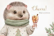 Christmas cozy party, an Animal Illustration by Mimomy (Thumbnail 12 of 14)