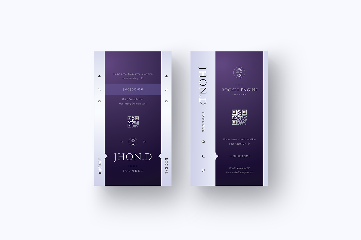 Novera - Elegant Business Cards, a Business Card Template by Ctrl space studio (Photo 4 of 9)
