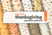 Isometric Thanksgiving Patterns, a Pattern Graphic by oelhoem (Thumbnail 1 of 5)