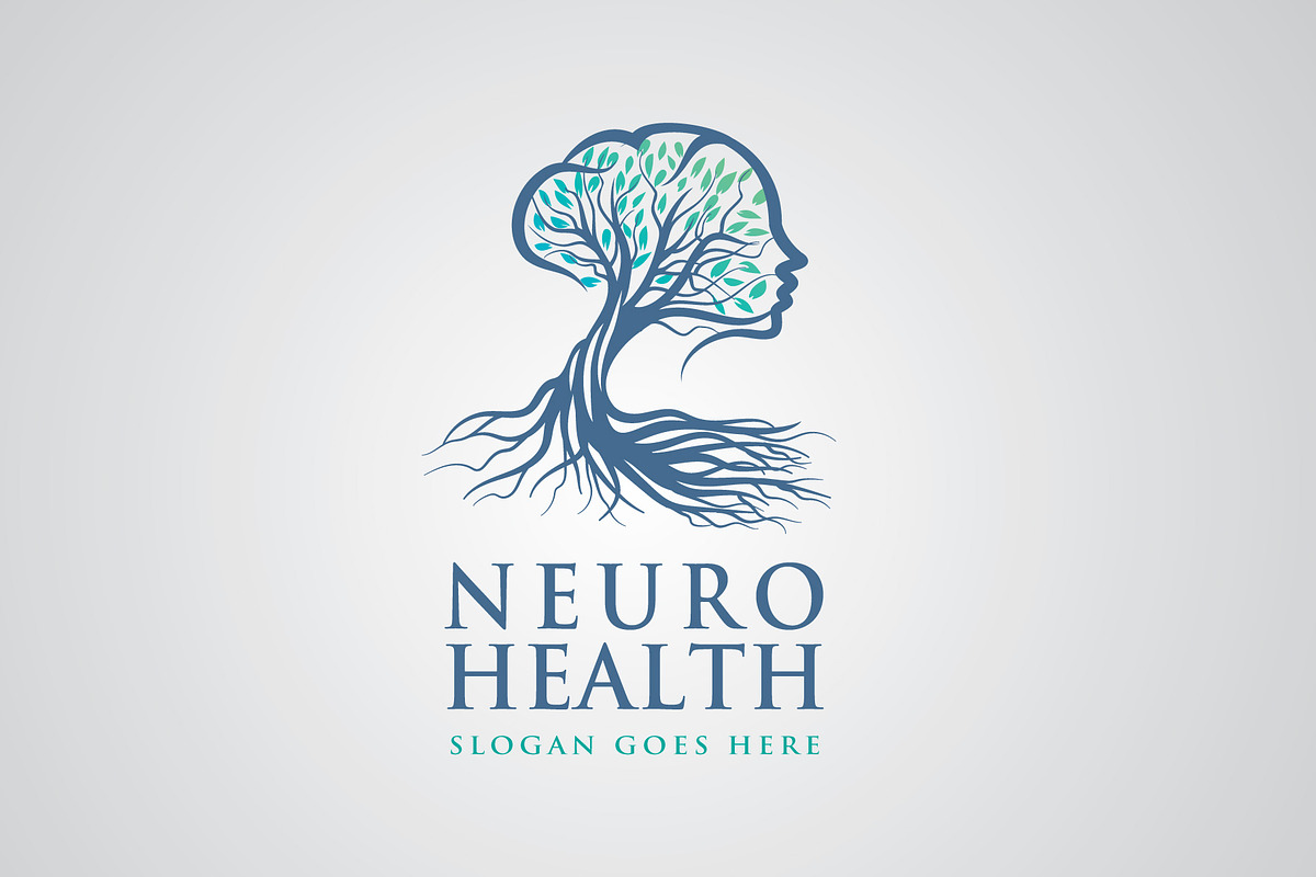 neuro health tree logo, a Branding & Logo Template by Mariyana (Photo 2 of 4)