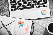 Pride LGBT symbols set, a Decorative Illustration by JulyGart (Thumbnail 3 of 5)