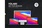 Ydlabs Vector Devices, a Technology Illustration by ydlabs (Thumbnail 1 of 8)