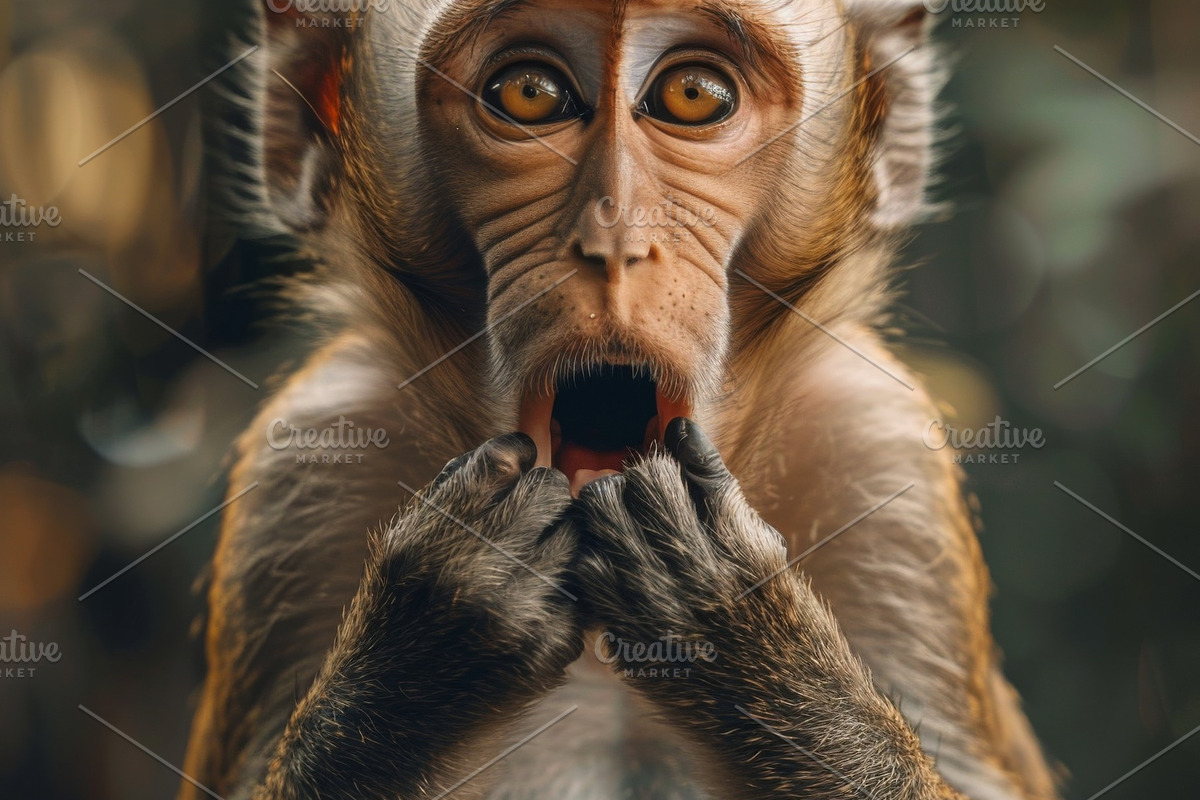 236 surprised animals, an Animal Photo by Handmadefont (Photo 108 of 241)