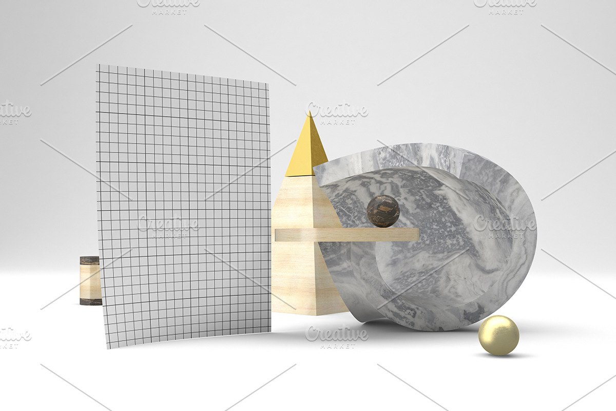 Abstract Flyer Mockup, an Advertising Mockup by Qaleb Studio (Photo 1 of 2)