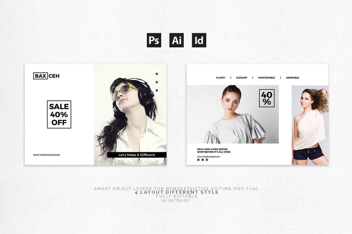 Fashion Postcard Flyer, a Card Template by BetterSry (Photo 6 of 7)
