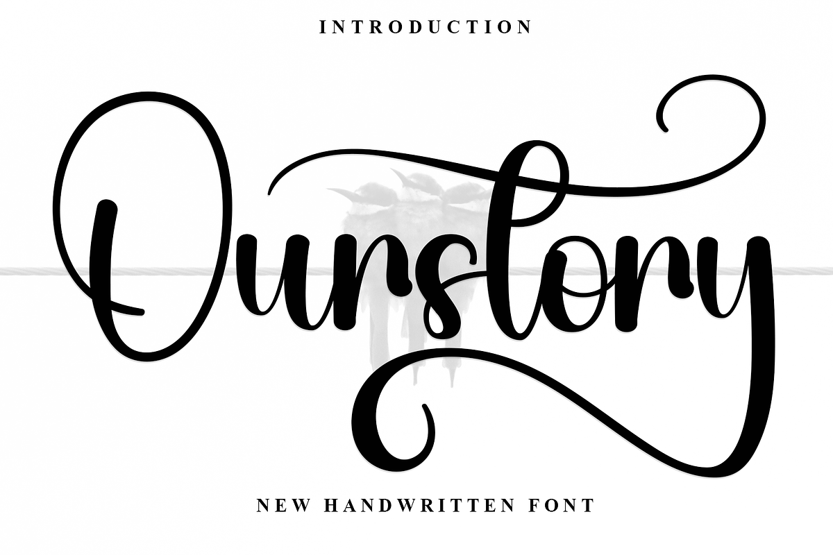 Ourstory, a Handwritten Font by FreshTypeINK (Photo 1 of 8)