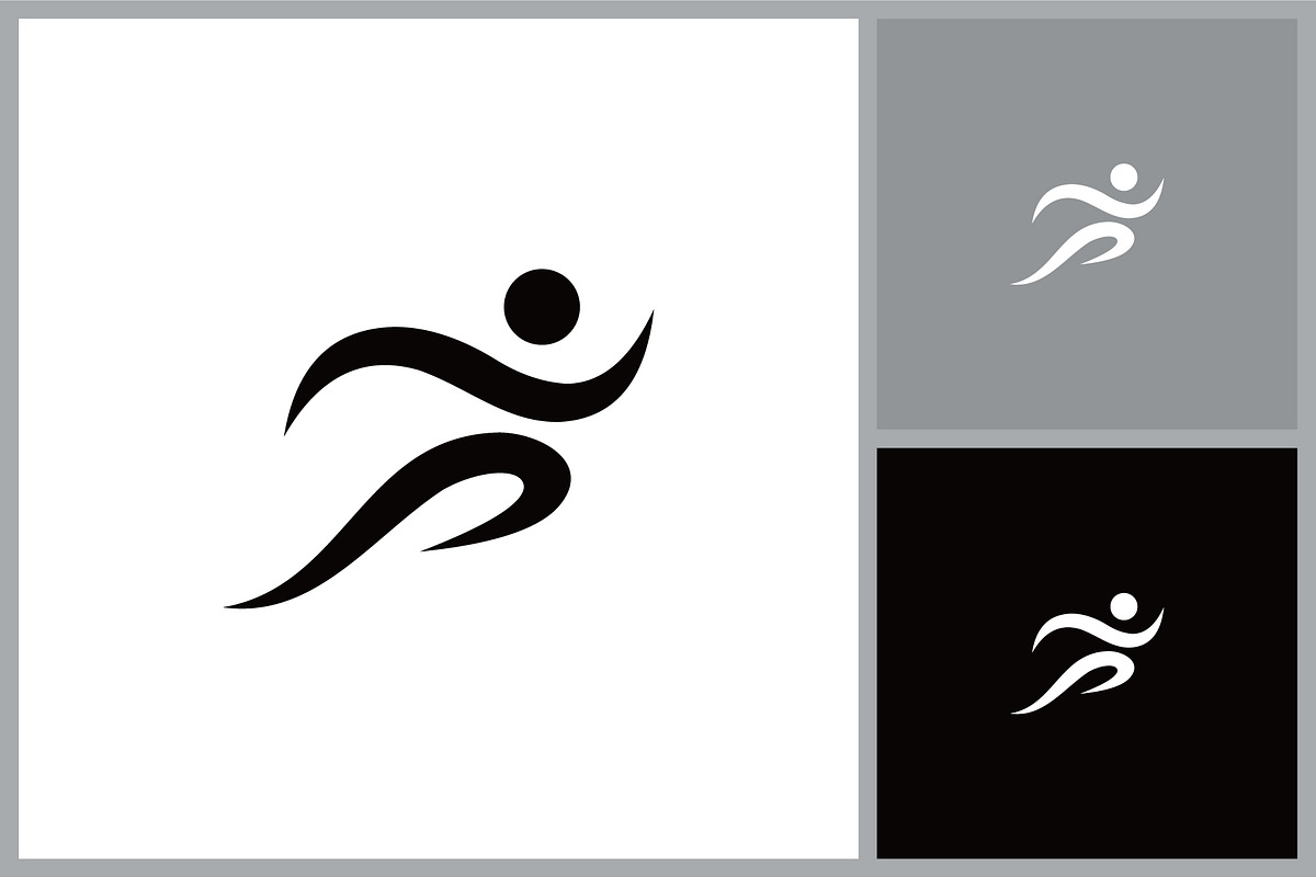 Running Figure Athletic Sports, a Branding & Logo Template by quadrazo (Photo 1 of 2)