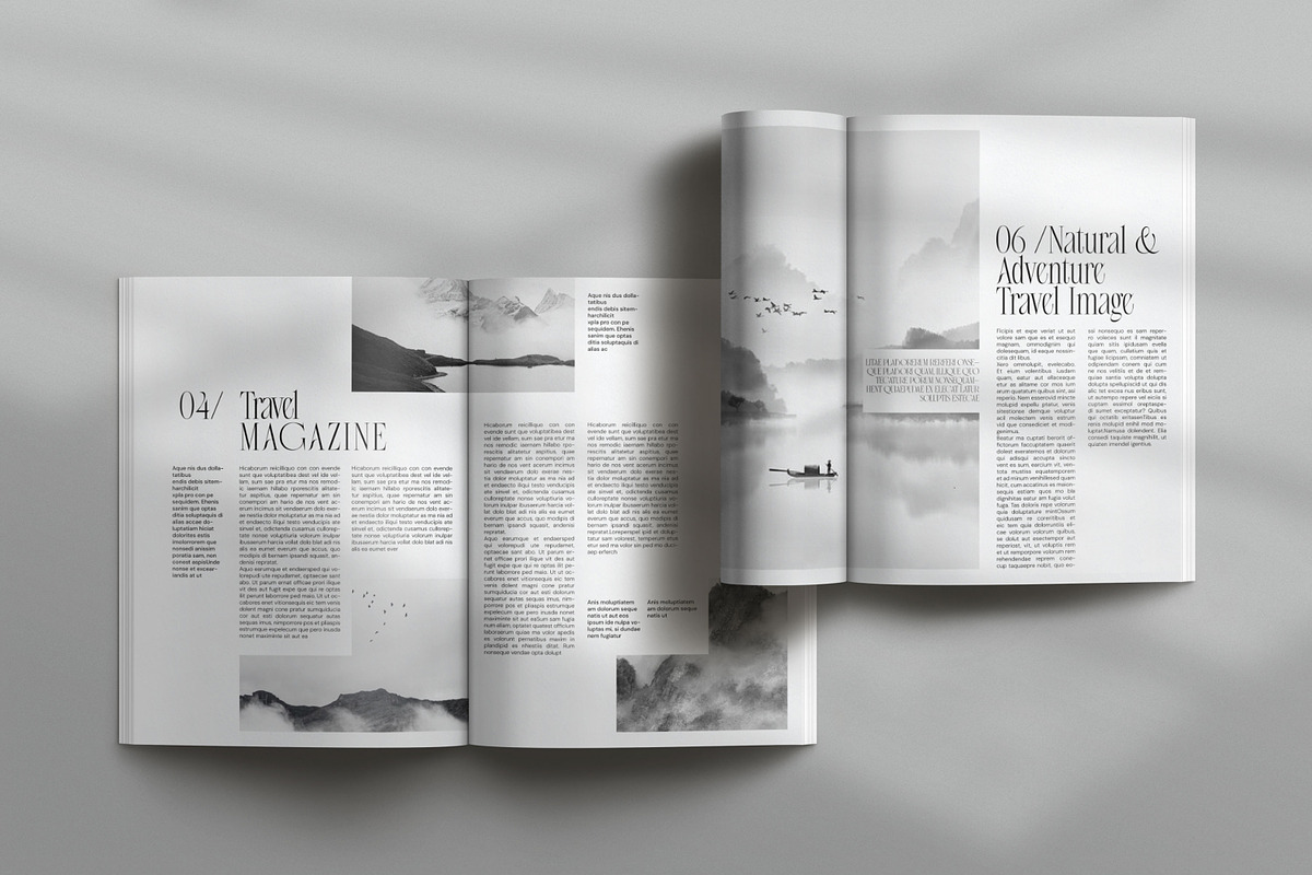 Travel Photography Brochure Template, a Brochure Template by Creatiya Type (Photo 5 of 10)