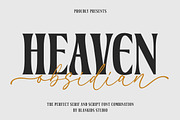 Heaven Obsidian a Perfect font Duo, a Serif Font by Blankids Studio (Thumbnail 1 of 13)