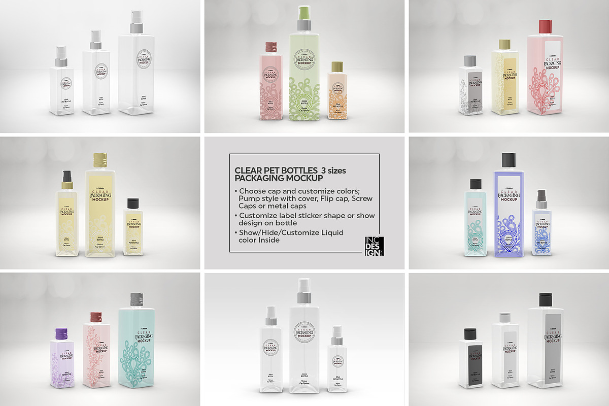 10 Clear Container Packaging Mockups, a Cups & Container Mockup by INCDesign (Photo 19 of 20)