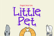 Little Pet cute font, a Font by WAP (Thumbnail 1 of 6)
