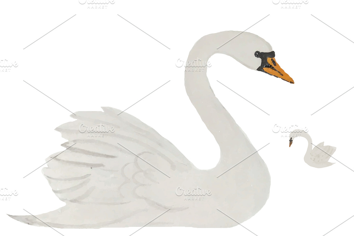 Watercolor Birds, a Pattern Graphic by Valeri Nick (Photo 5 of 6)