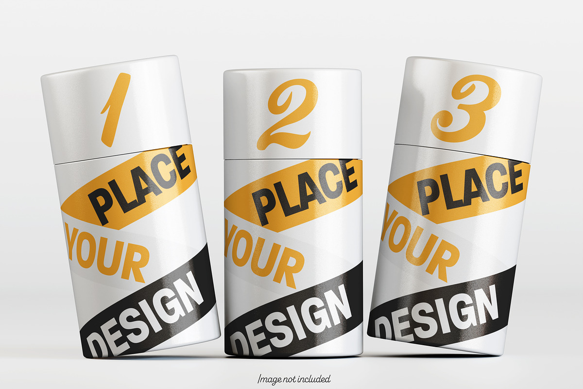 Paper tube pack mockup bundles V2, a Packaging Mockup by Ambo Ampeng (Photo 13 of 26)