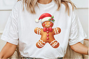 Watercolor Gingerbread Man Clipart, a Seasonal Illustration by Rose Art (Thumbnail 4 of 6)