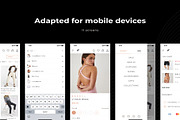 Loomi E-commerce fashion website, an UI Kit Template by Lumina_ui_ux202 (Thumbnail 4 of 6)