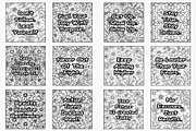 Motivational Quote Coloring Pages, a Print Template by Lamia Emad (Thumbnail 4 of 4)
