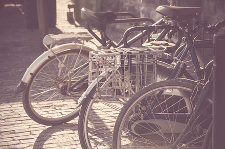 Bikes In bike rack, a Transportation Photo by ZedProMedia
