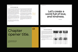 Presentation Template InDesign 17x11