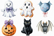 Purple Gingham Halloween Clipart, an Illustration by Craft Nest (Thumbnail 5 of 6)