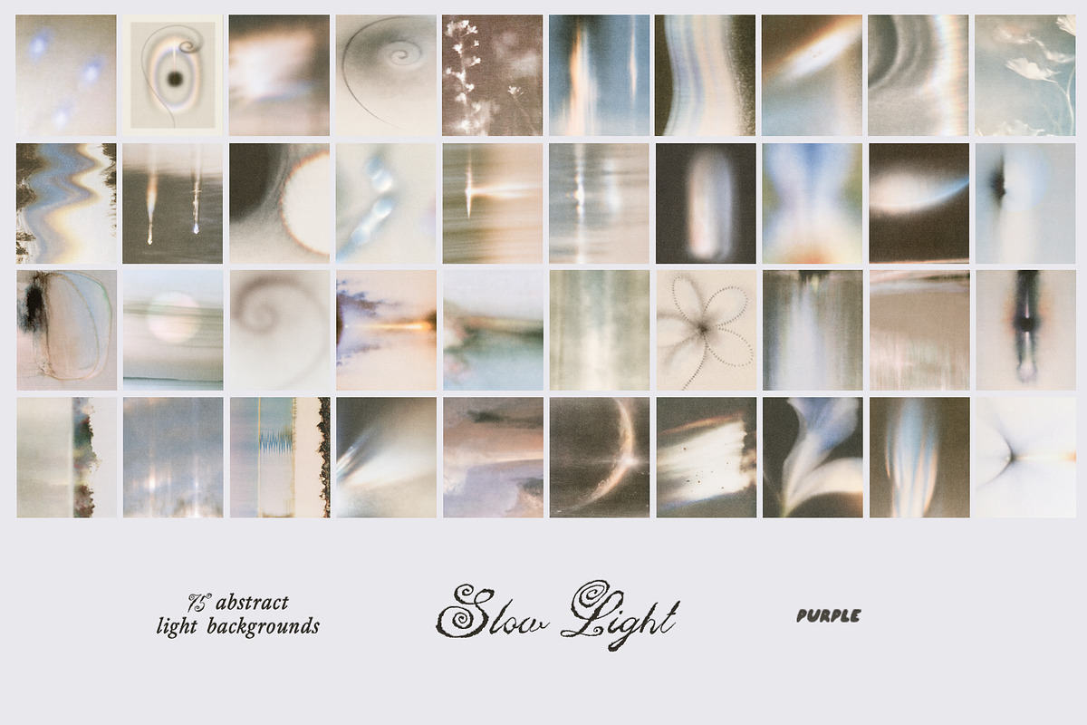 Slow Light: Abstract Backgrounds, a Background Graphic by Purple (Photo 7 of 9)